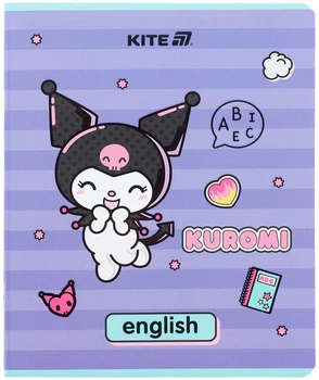 Набор предметных тетрадей Kite Kuromi по английскому языку 48 листов в линию 10 шт (HK25-240-8)