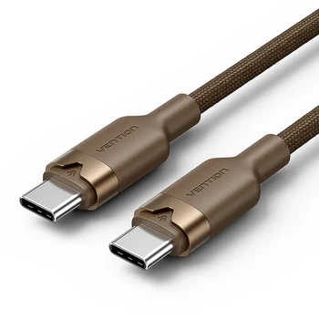 Кабель Vention USB Type C-USB Type C, 2м, 3А, швидка зарядка, Copper (TRDJH)