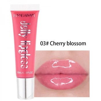 Блиск для губ Handaiyan Jelly Lip Gloss, зволожуючий прозорий блиск, 03