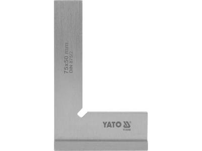 Угольник слесарный 90° с широким основанием, 75 х 50 мм YATO (YT-70760)