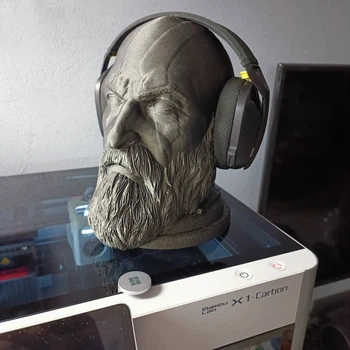 Підставка для навушників Бюст Кратоса God of War. Aivory