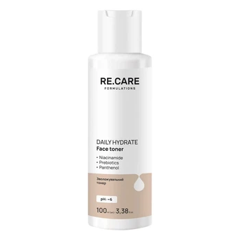 Увлажняющий тонер RECARE Daily Hydrate Face Toner, 100 мл