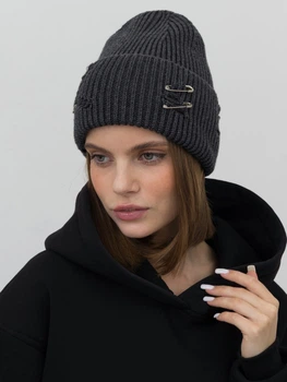 Шапка Malisa Бруно Metal 15-1613MET-PM-87 One Size Маренго