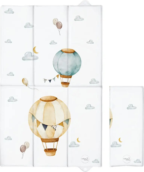 Mata do przewijania skladana Ceba Baby Basic duża Balloons 50 x 80 cm (5907672342429)