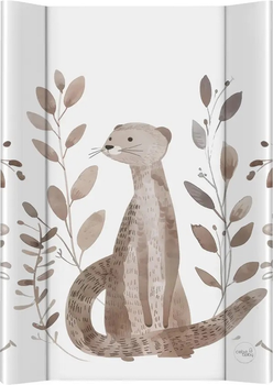 Mata do przewijania Ceba Baby Basic miękka profilowana Clever Otter 50 x 70 cm (5907672345345)