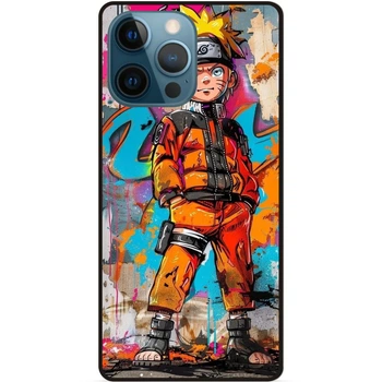 Чехол силиконовый бампер Candy для Iphone 15 Pro с рисунком Наруто аниме Marvel Naruto