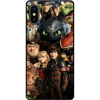Силиконовый чехол Candy для Iphone X 10 с рисунком Как приручить дракона