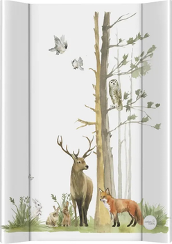 Mata do przewijania Ceba Baby Basic miękka profilowana Woodland 50 x 70 cm (5907672342269)