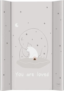 Mata do przewijania Ceba Baby Basic twarda Polar Bears 50 x 70 cm (5907672346380)