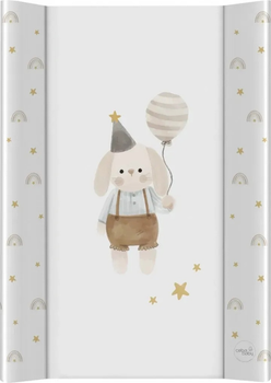 Mata do przewijania Ceba Baby Ultra Light twarda Birthday Bunny 50 x 70 cm (5907672341927)