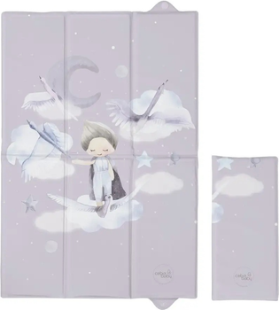 Mata do przewijania skladana Ceba Baby Basic Wild Swans 40 x 60 cm (5907672346649)