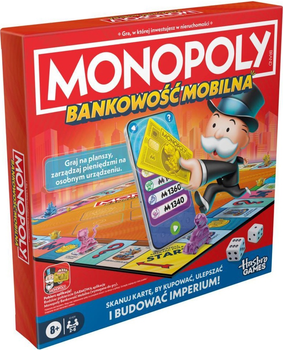 Настільна гра Hasbro Монополія: Мобільний банкінг (польське видання) (5010996344717)