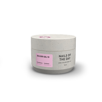 Гель строительный Nails Of The Day Builder Gel №10 розовый, 15 мл