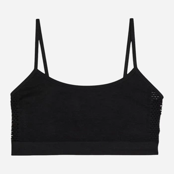 Детский спортивный топ для девочки H&M 969739001c31 134-140 см Черный (KC1000000053192)