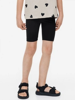 Дитячі велосипедки на гумці для дівчинки H&M 599090001c31 98 см Чорні (KC1000000053193)