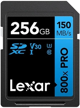 Карта памяти Lexar High-Performance SDXC 256GB UHS-I U3 V30 (LSD0800P256G-BNNNG)