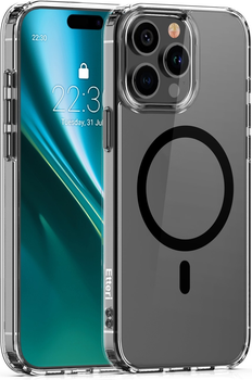 Etui plecki Etteri Color Mag do Apple iPhone 14 Pro 6.1 Black (GSM190910)