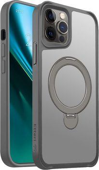 Панель Etteri Matt Mag Ring do Apple iPhone 12 / 12 Pro 6.1 Grey (GSM190630)