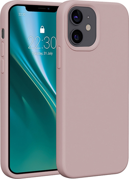 Панель Etteri Silicone Case do Apple iPhone 12 / 12 Pro 6.1 Light pink (GSM183547)