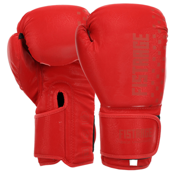 Перчатки боксерские на липучке Fistrage Fight Gear 5120 размер 10 унций Red