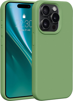 Панель Etteri Silicone Case do Apple iPhone 15 Pro 6.1 Light green (GSM183491)
