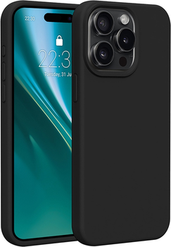 Панель Etteri Silicone Case do Apple iPhone 15 Pro Max 6.7 Black (GSM183438)
