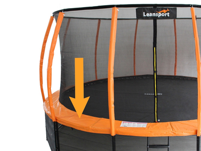 Чохол для пружин LEAN Toys Sport для батута серії Best 487 см 16 футів Помаранчевий (5903802457391)