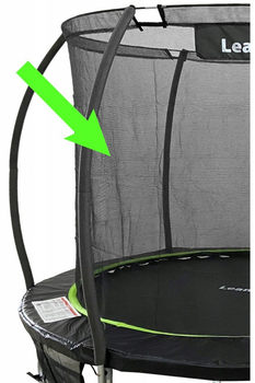 Siatka wewnętrzna LEAN Toys Sport do trampoliny serii Max 183 cm 6ft Black (5904665996003)