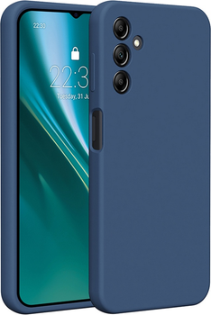 Панель Etteri Silicone Case do Samsung Galaxy A14 Dark blue (GSM183463)