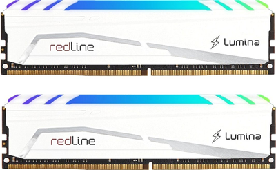 Оперативна пам'ять Mushkin DDR5-6400 65536MB PC5-51200 (Kit of 2x32768) Redline RGB White (MLB5C640A77P32GX2)