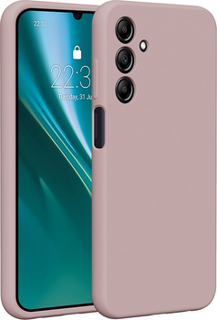 Etui plecki Etteri Silicone Case do Samsung Galaxy A25 5G global Light pink (GSM183539)