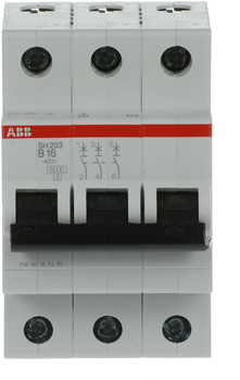 Автоматичний вимикач ABB SH203-B16 (2CDS213001R0165)
