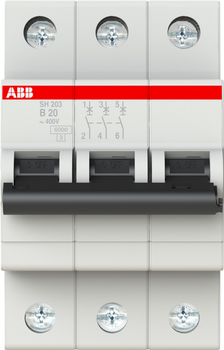 Автоматичний вимикач ABB SH203-B20 (2CDS213001R0205)