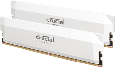 Pamięć RAM Crucial DDR5-6000 65536MB PC5-48000 (Kit of 2x32768) Pro Overclocking White (CP2K32G60C40U5W)