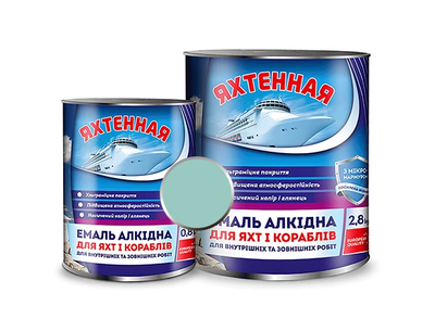 Краска эмаль на основе алкидной смолы ПФ-167 светло-голубая (0,9 кг.)