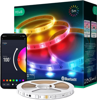 Inteligentna taśma LED Nous F5 Wi-Fi RGB+IC 10 m (5907772033746)