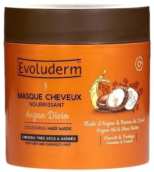 Маска Evoluderm Живильний з Аргановою олією для сухого та пошкодженного волосся 500 мл (3760100681093)