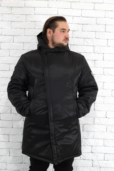 Мужская зимняя куртка черная 2XL