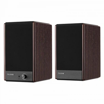 Акустическая система microlab solo 3 2.0, 40w, mini-jack/bluetooth, коричневый solo-3br