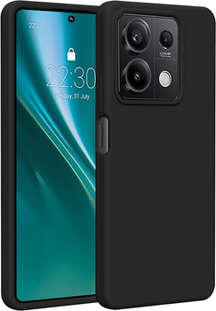 Etui plecki Etteri Silicone Case do Xiaomi Redmi Note 13 5G Black (GSM183420)