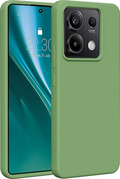 Etui plecki Etteri Silicone Case do Xiaomi Redmi Note 13 Pro 5G Light green (GSM183471)