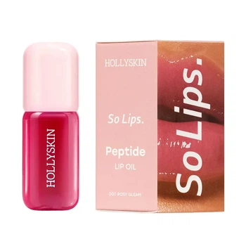 Олійка для губ зволожувальна Hollyskin So Lips Peptide Lip Oil 007 Rosy Glam 4 мл