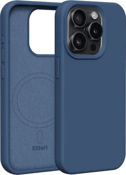 Панель Etteri Silicone Mag do Apple iPhone 15 Pro 6.1 Dark blue (GSM185964)