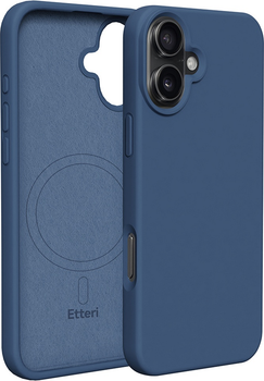 Панель Etteri Silicone Mag do Apple iPhone 16 6.1 Dark blue (GSM185966)