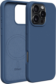 Панель Etteri Silicone Mag do Apple iPhone 16 Pro 6.3 Dark blue (GSM185967)