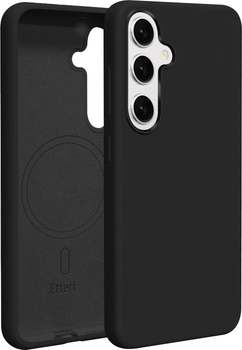 Панель Etteri Silicone Mag do Samsung Galaxy S25 Black (GSM192083)