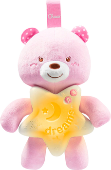 Zabawka muzyczna Chicco Goodnight Bear Różowa (8058664079704)