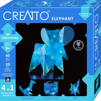 Zestaw kreatywny - puzzle Kosmos Creatto Elephant (R3461) (5700002003461)