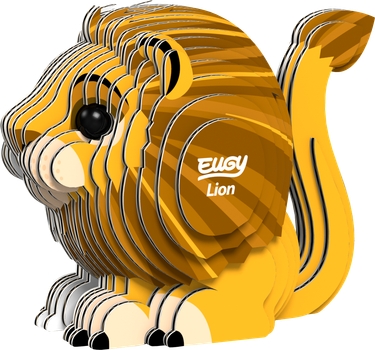Збірна 3Д модель Eugy Зоопарк Лев (9421035150637)