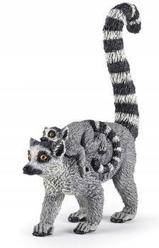 Figurka Papo Lemur z młodym 50173 (3465000501730)